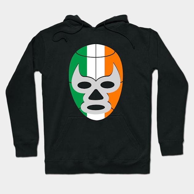 LUCHADOR MASK - Irish Hoodie by LILNAYSHUNZ